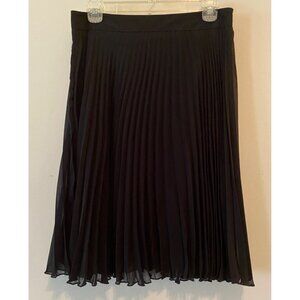 NWT The Limited Black Pleated Midi Skirt Medium